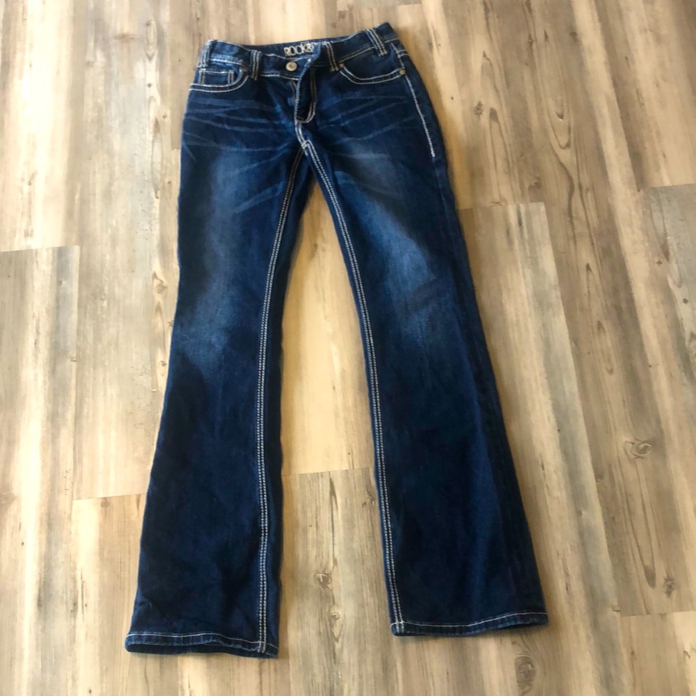 Rock & roll denim midrise bootcut jean 26x34